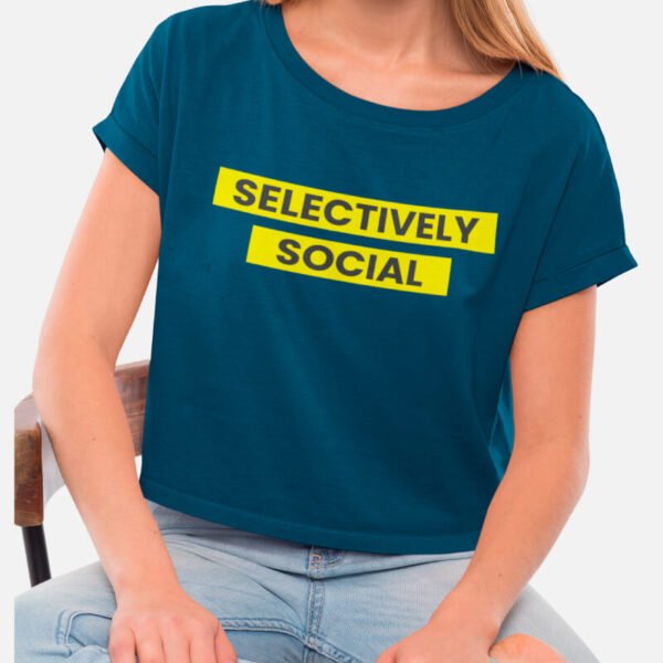 Selectively Social – Crop Top