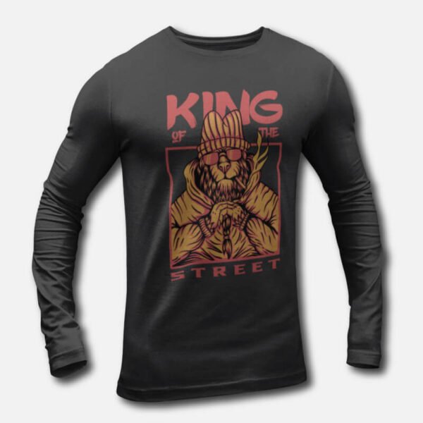 King Of The Street – Men’s Long Sleeve T-Shirts