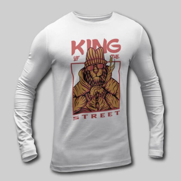 King Of The Street – Men’s Long Sleeve T-Shirts