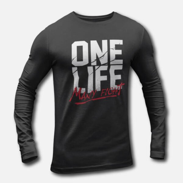 One Life Many Fight – Men’s Long Sleeve T-Shirts