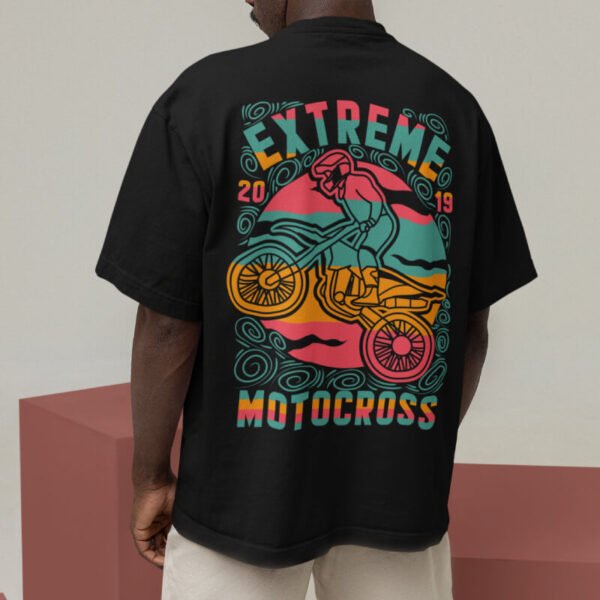Extreme Motocross – Graphic Printed Oversized T-Shirt