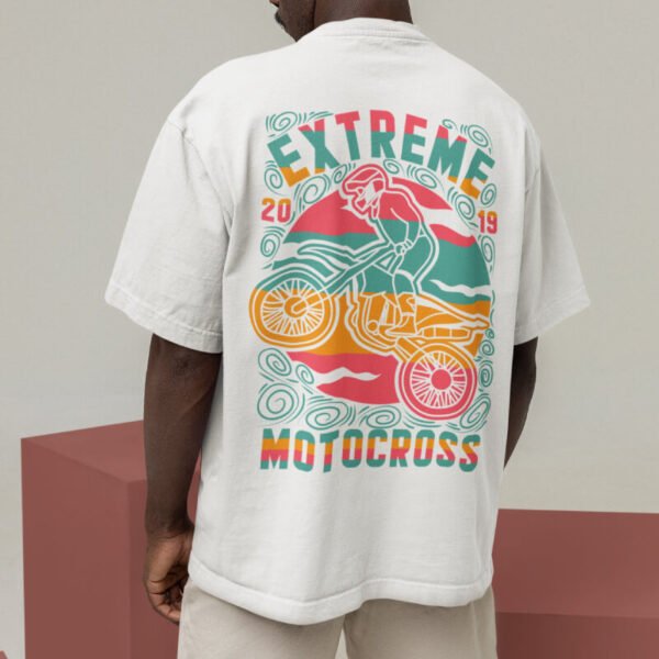 Extreme Motocross – Graphic Printed Oversized T-Shirt