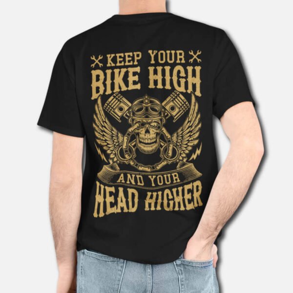 Keep Your Bike High – Graphic Printed T-Shirts For Men