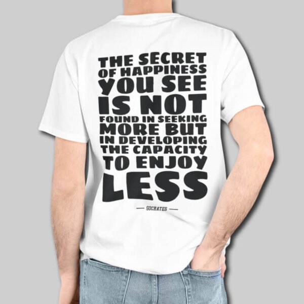 The Secret of Happiness – Graphic Printed T-Shirts For Men