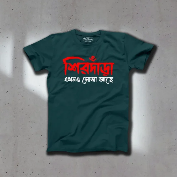 Sirdara Ekhono Soja Ache – Graphic Printed Bengali T-Shirts
